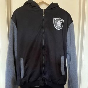 Oakland Raiders Unisex Mens Hoodie Jacket XL